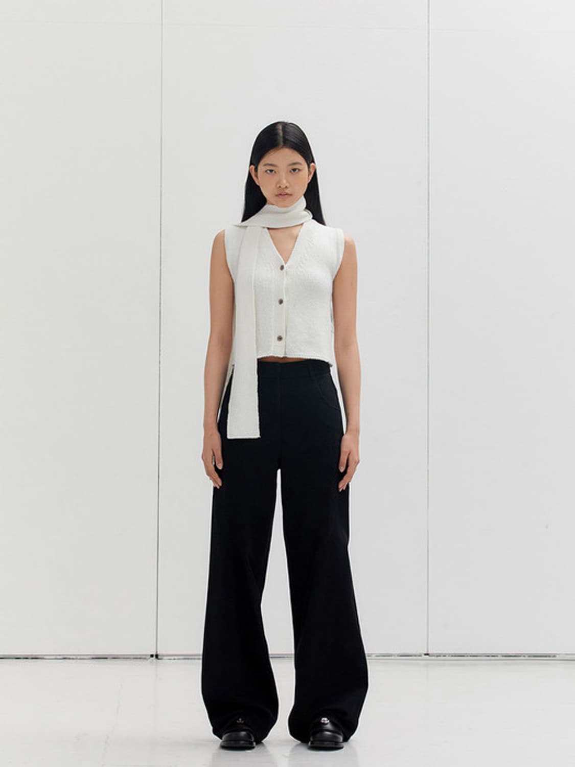 에핑글러 TIE KNIT VEST - IVORY 상품이미지3