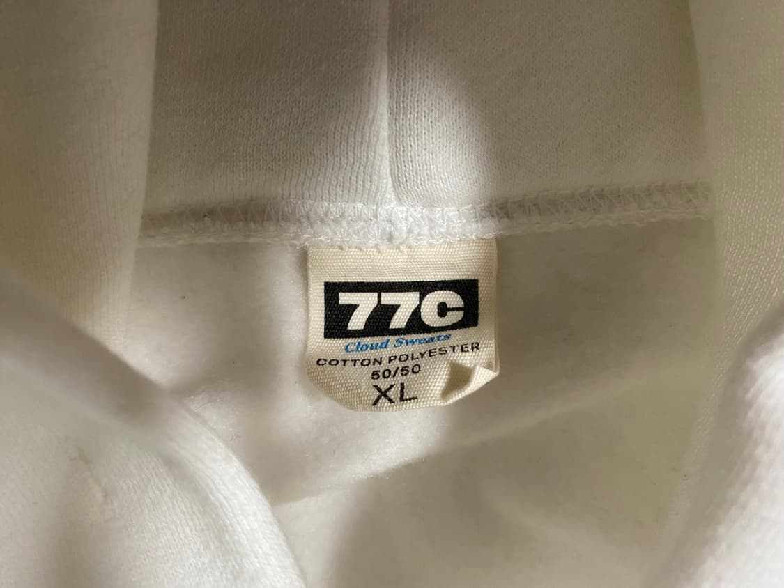 [XL] 77c 클라우드 후드집업 화이트 상품이미지4