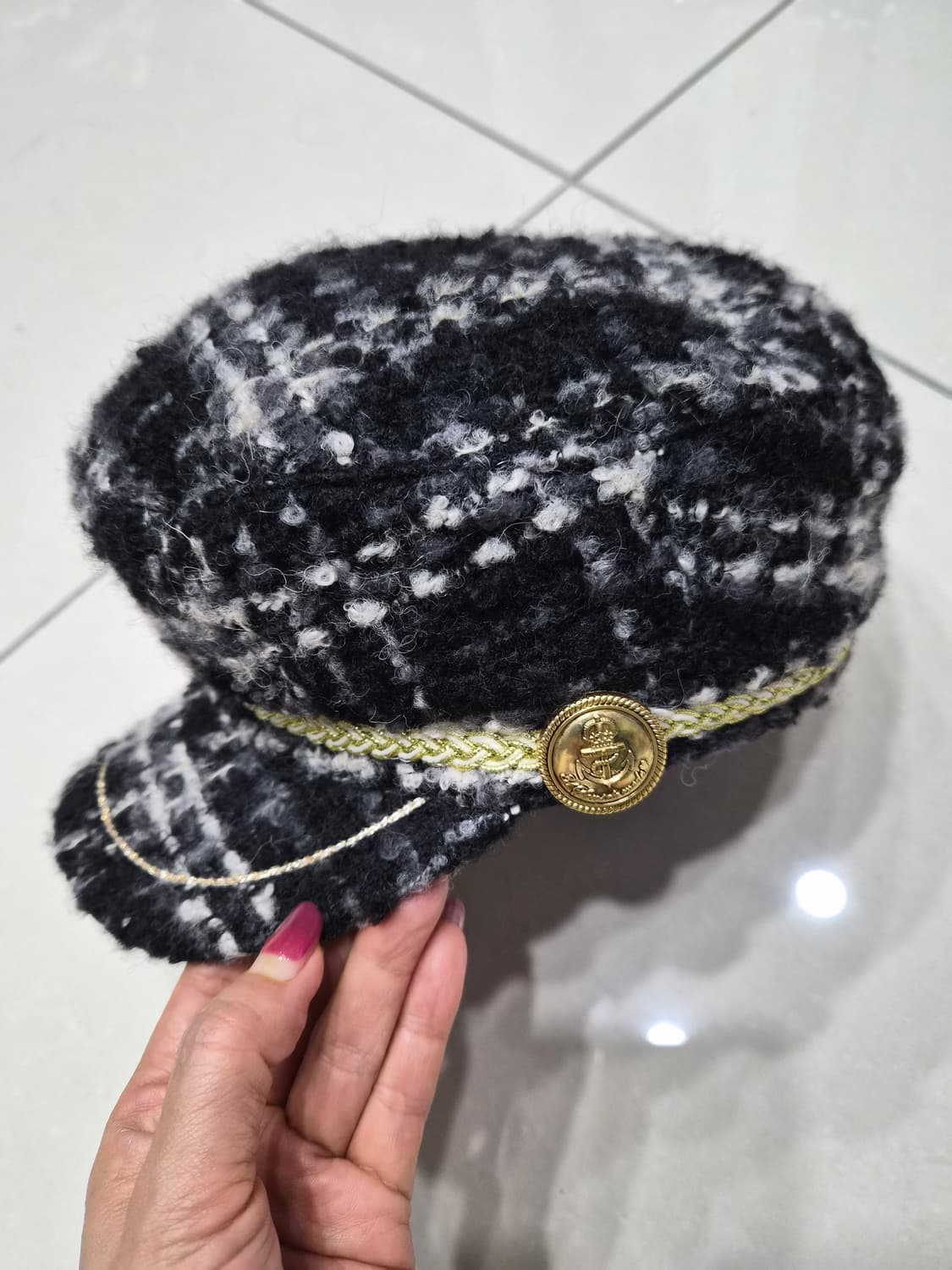 트위드 여성 모자  상품이미지1