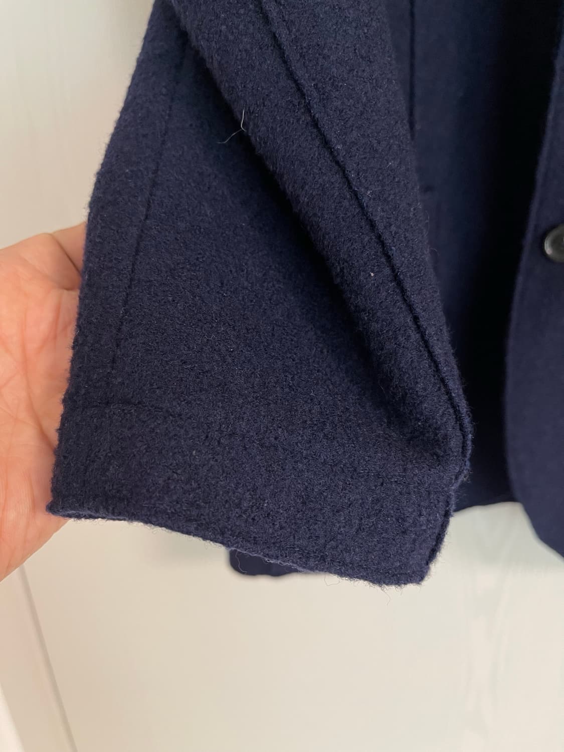 맨온더분 언컨 울 혼방 자켓 네이비 M(100) 상품이미지3