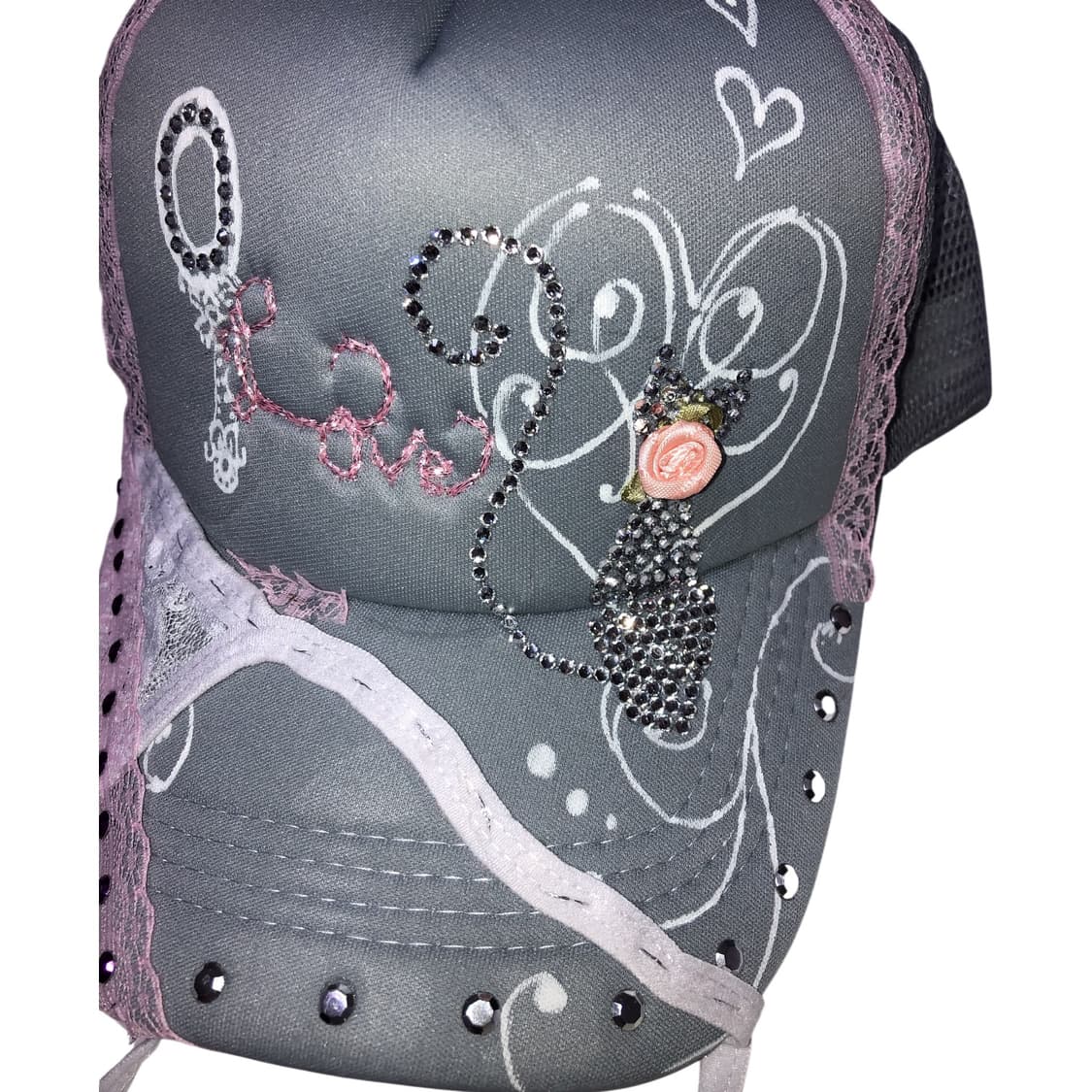 [one&only] LOVE Glitter lace cap 상품이미지1