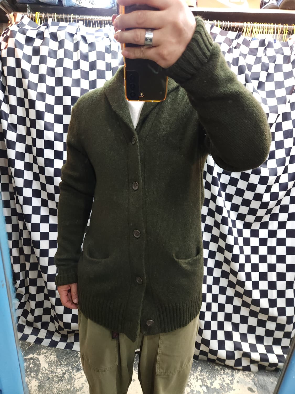 폴로 랄프로렌 00s 캐시미어 울 숄카라 가디건
​
 상품이미지9