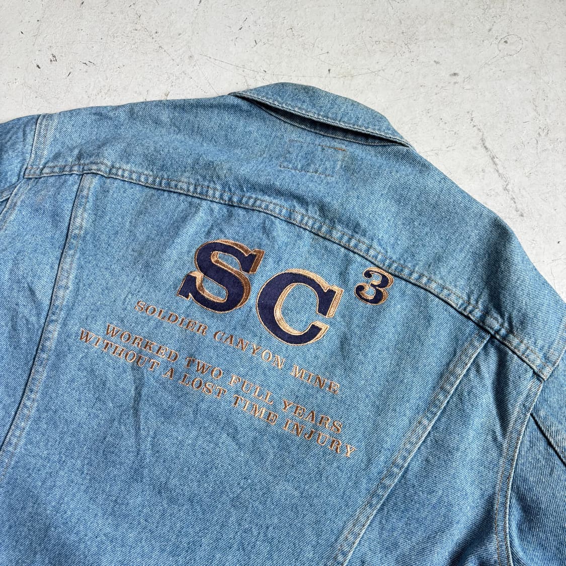 90s USA LEE OG 빈티지 트러커 데님자켓 XL 상품이미지8