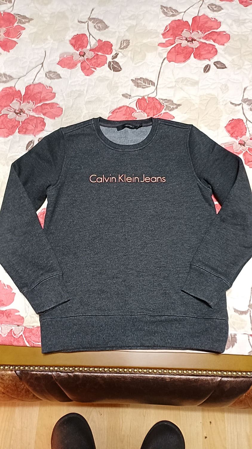 캘빈클라인 기모맨투맨 90 여성55 가슴45 기장61 상품이미지1