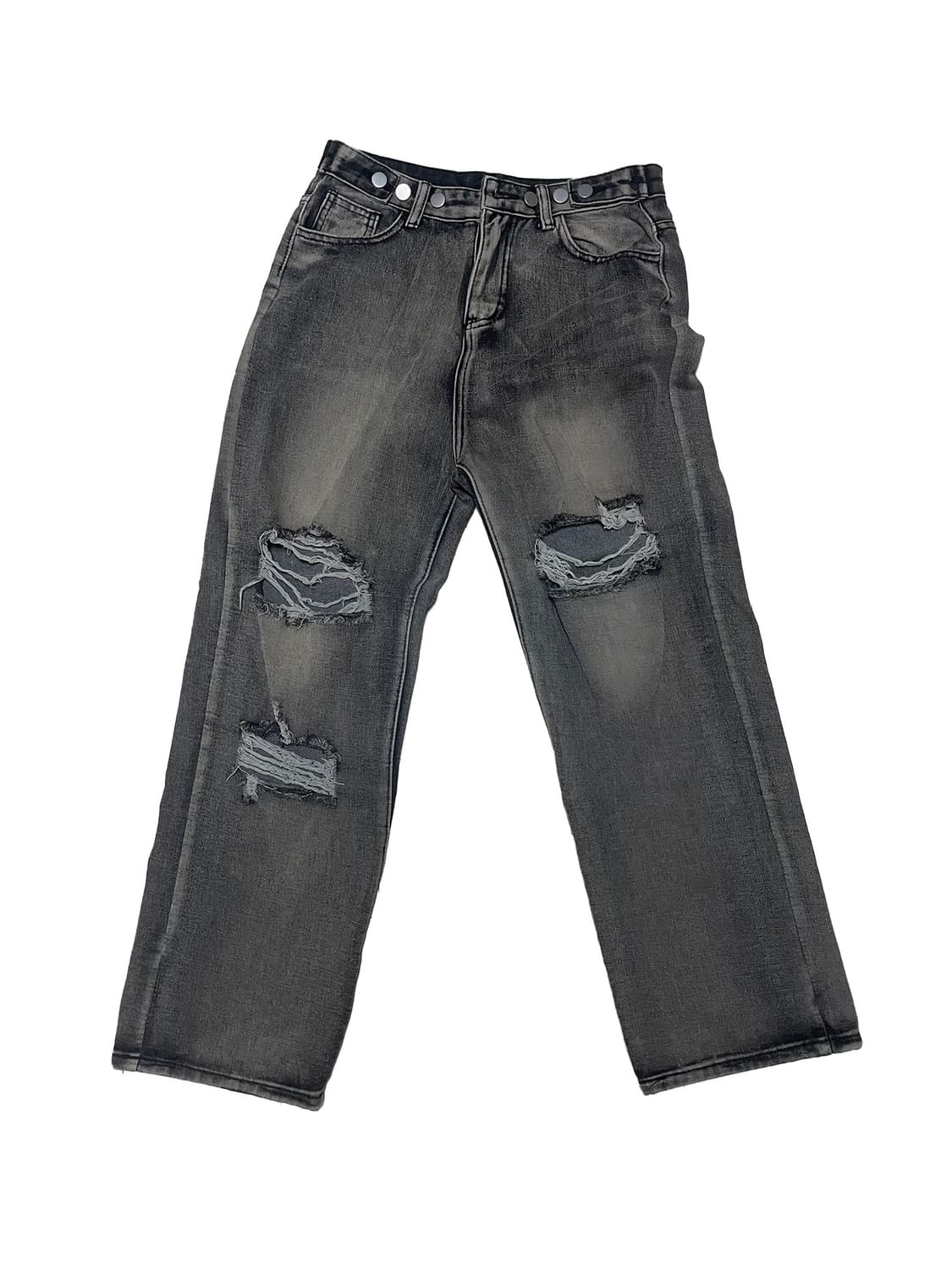 vintage 흑청 찢청 데님 팬츠 denim pants 상품이미지1