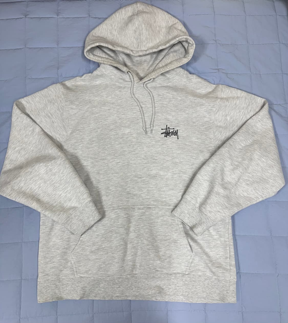[XL] 스투시 베이직 후드 애쉬 헤더 상품이미지2
