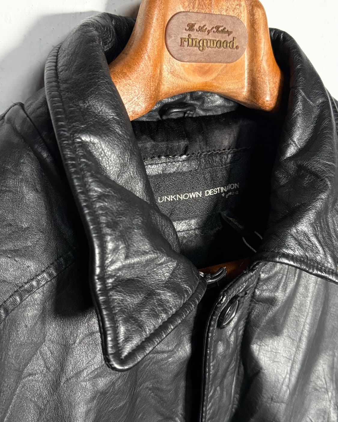 80-90s 언노운 데스티네이션 by Taka-Q 카우하이드 카코트 XL 상품이미지2