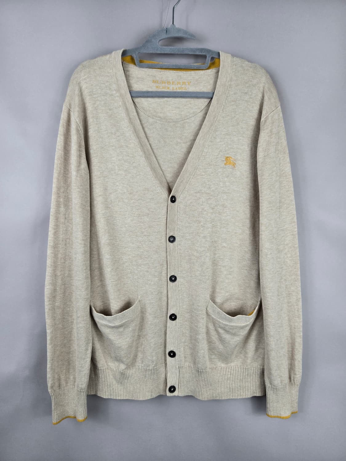 [무료배송]버버리 블랙라벨 3 (100-105) 남성 브이넥 가디건 정품 상품이미지1