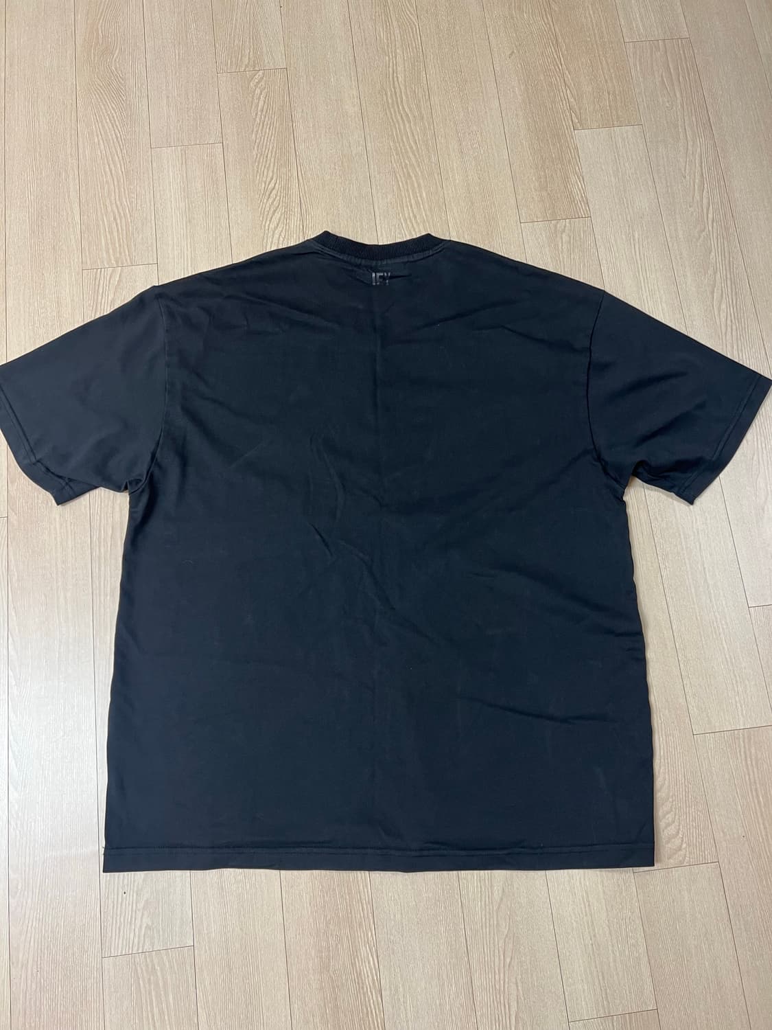 IEY 짱구대디 콜라보 티셔츠 블랙 M 상품이미지2