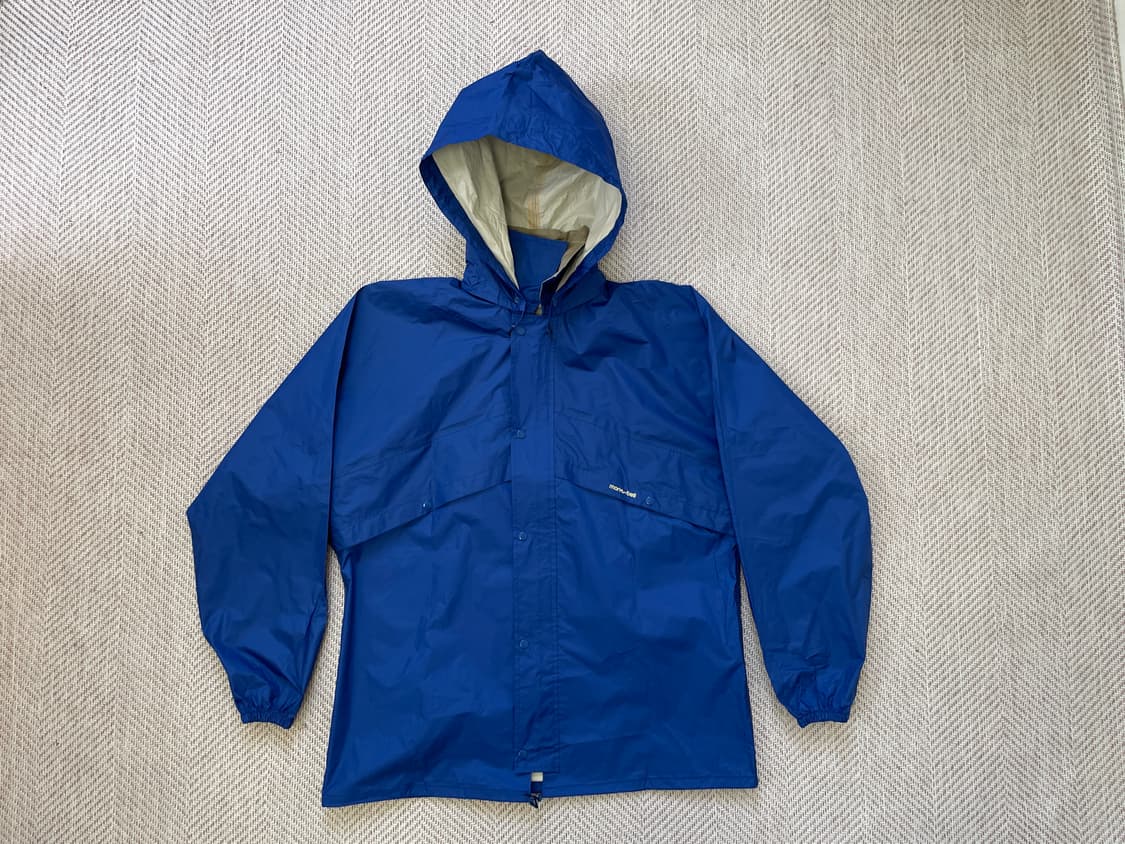 90s 몽벨 하이팔론 코팅 마운틴 쉘 후드 자켓  상품이미지1