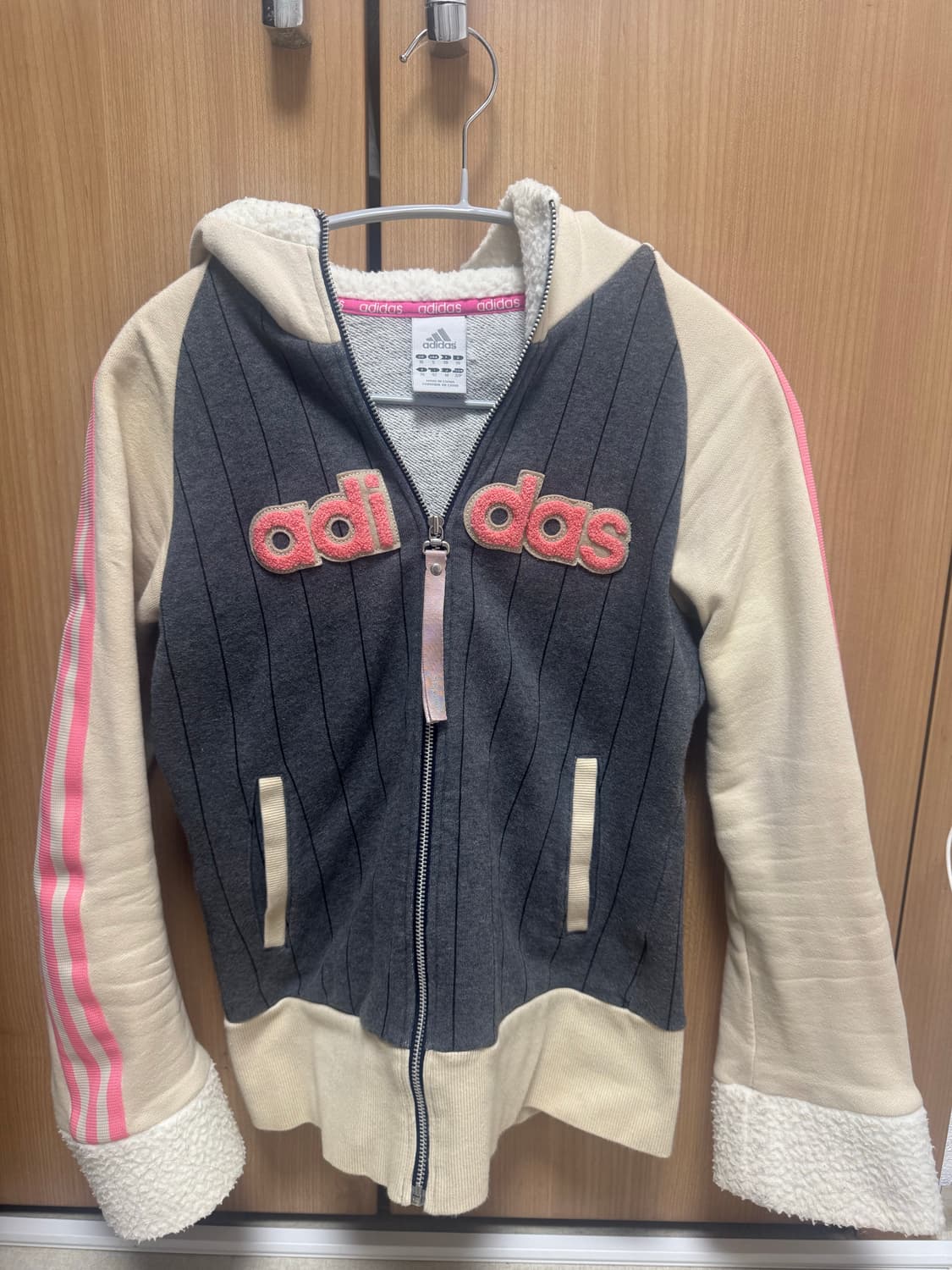 아디다스 빈티지 후드집업 니트집업 상품이미지1