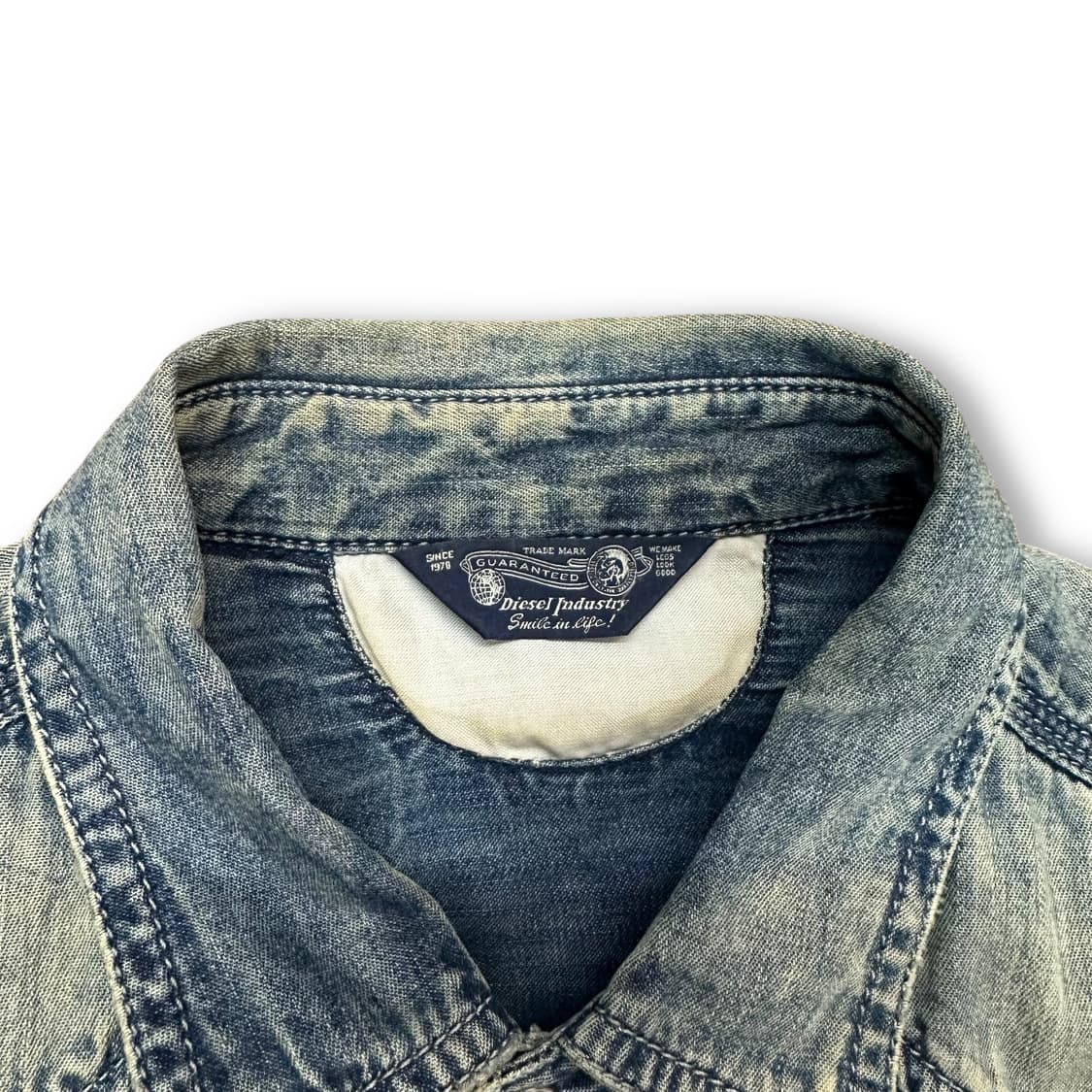 디젤 더티워싱 웨스턴 데님 셔츠 상품이미지5