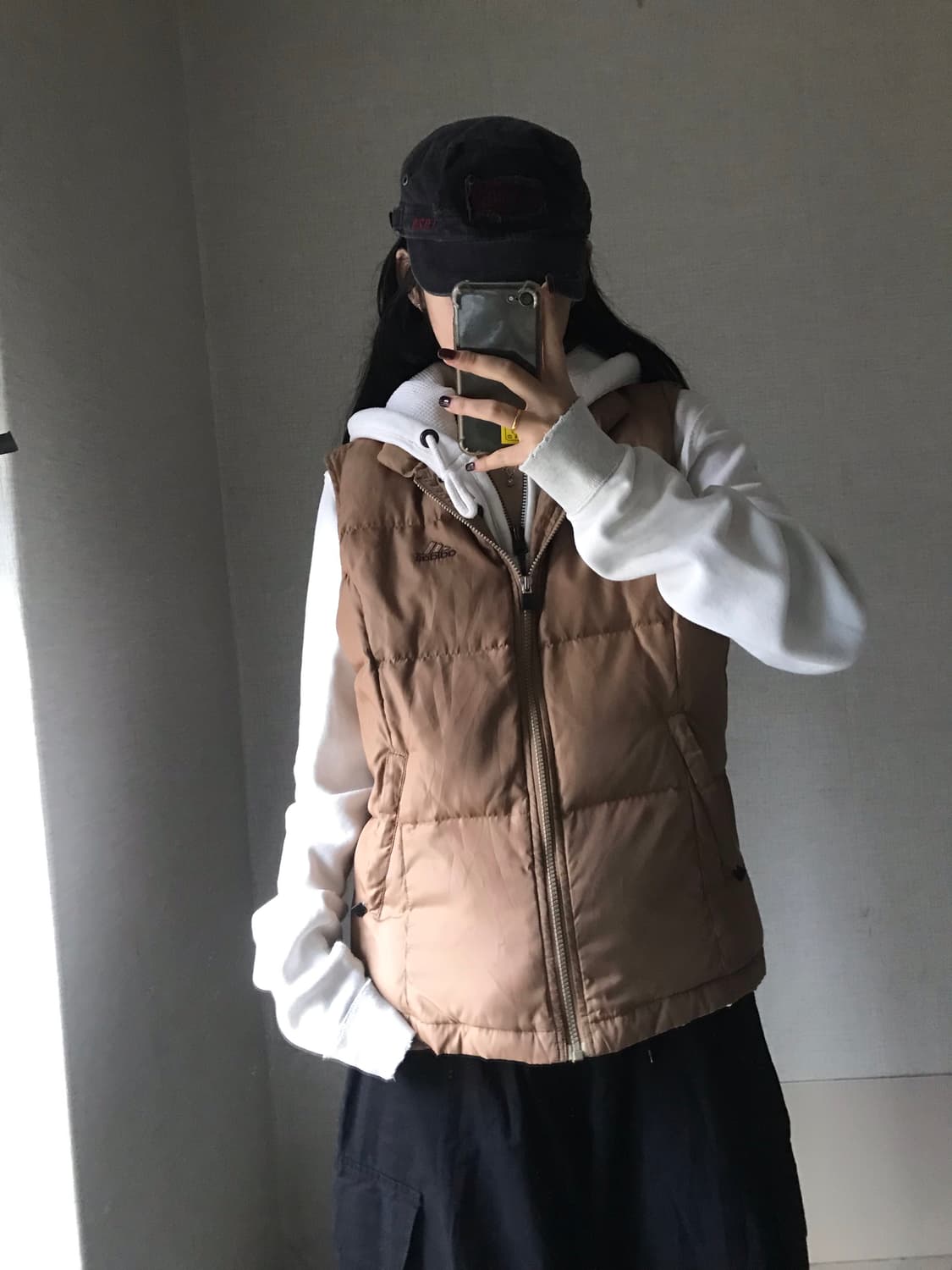 아디다스90s 브라운 패딩조끼 상품이미지4