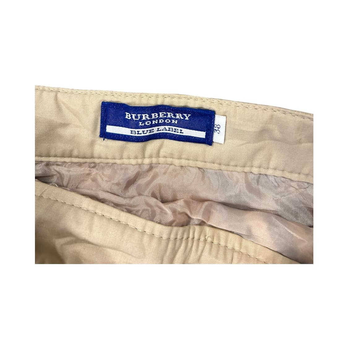 M 버버리 블루라벨 노바체크 울 플레어 스커트 상품이미지3