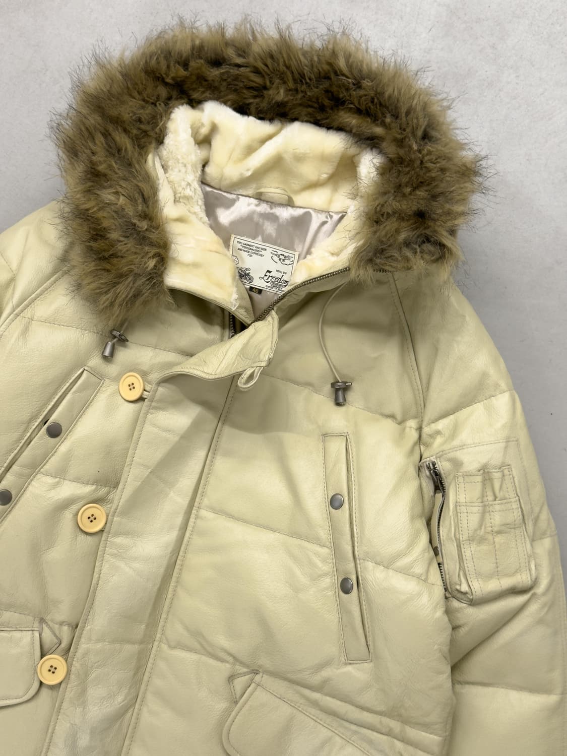 Freedom Leather N3B 레더 다운 파카  상품이미지2