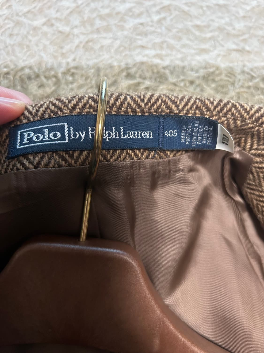 폴로 rl67 헤링본 자켓 40사이즈(qr o) 상품이미지8