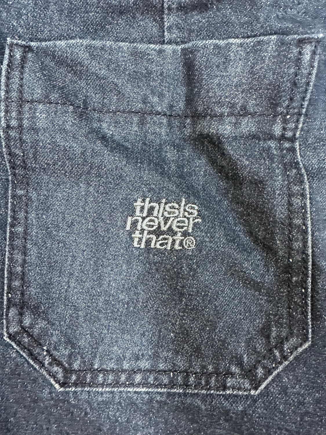 디스이즈네버댓 데님쇼츠 M 상품이미지3