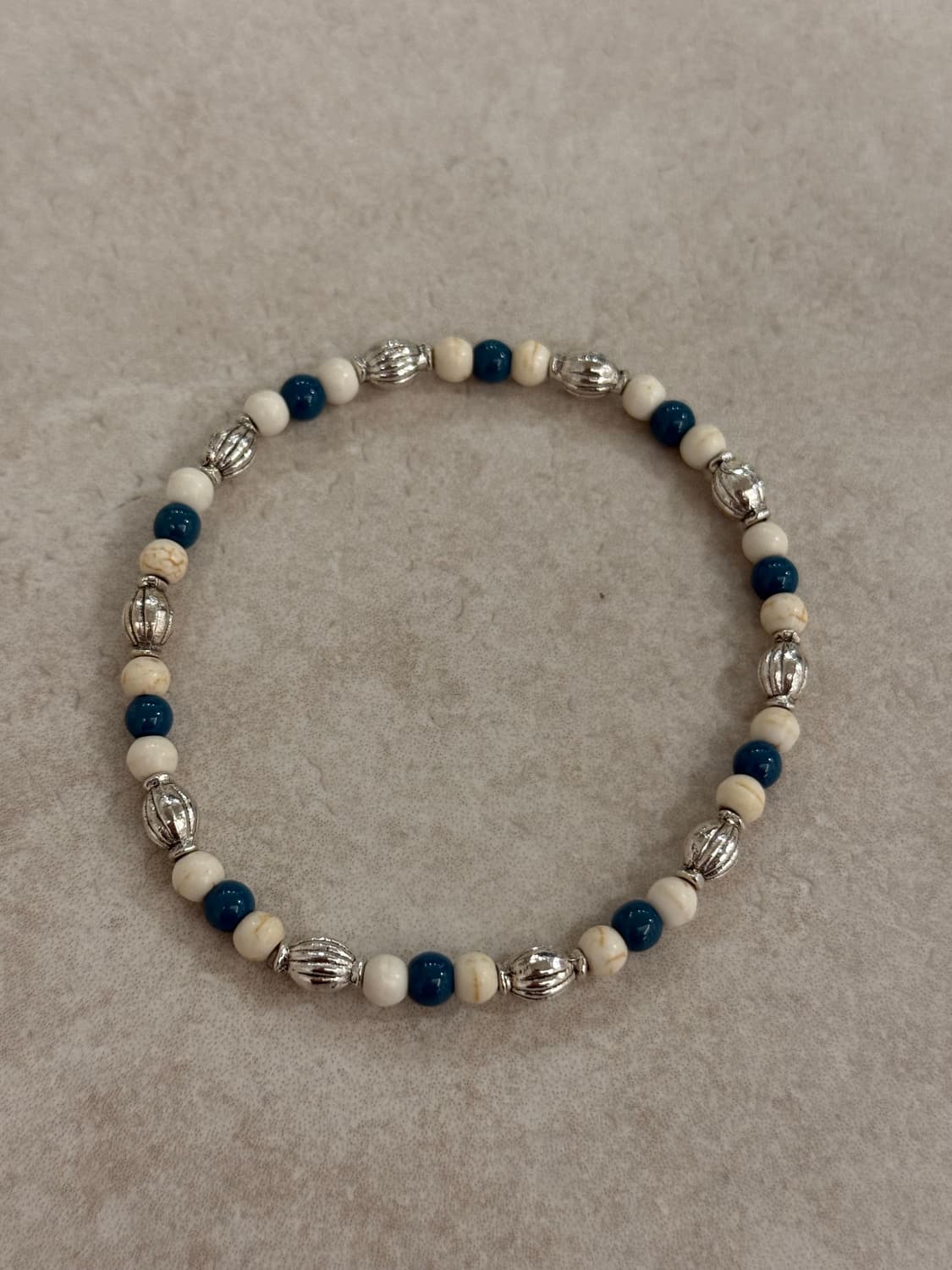 블루레진 비즈 팔찌 상품이미지1