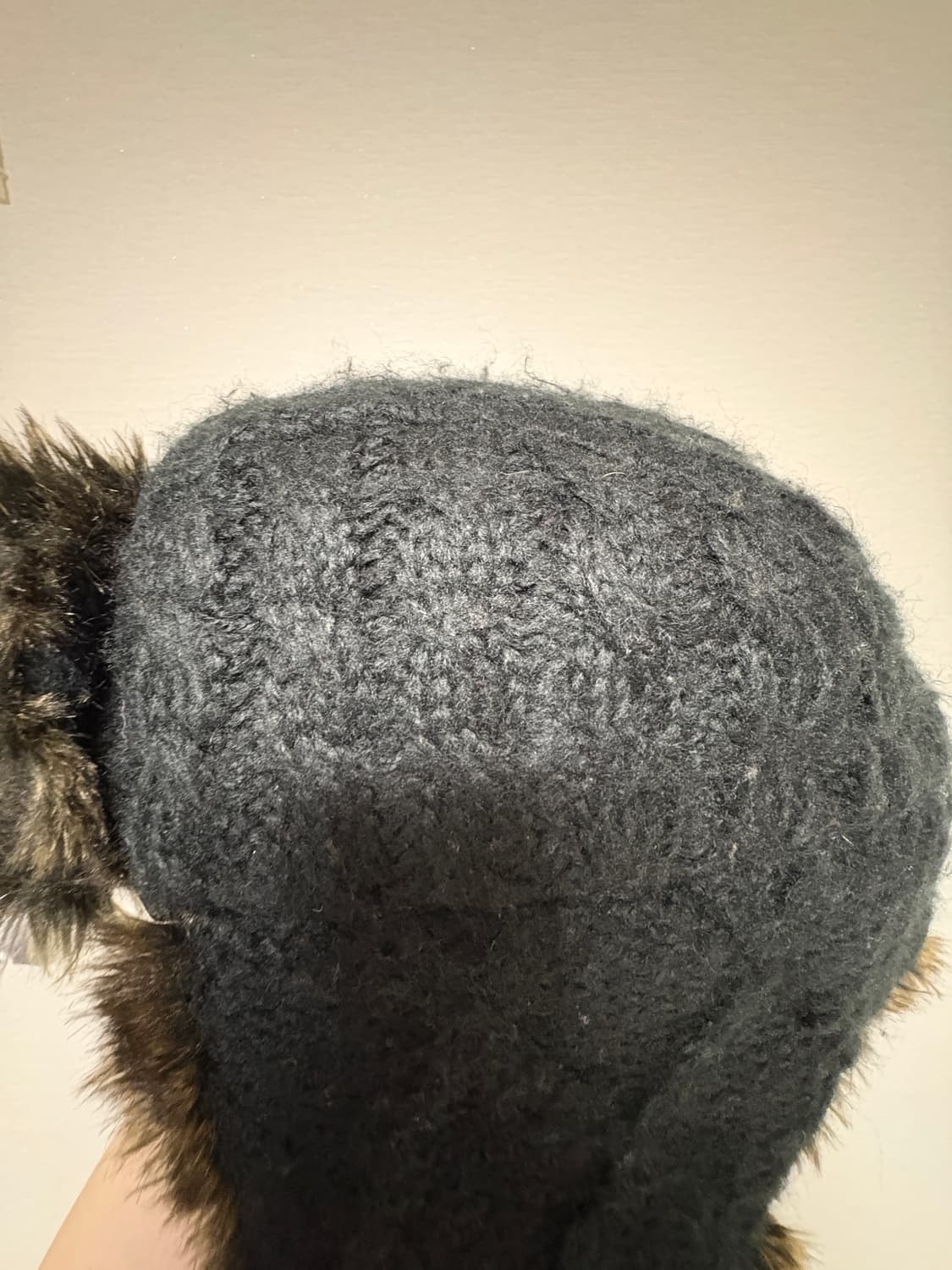 블랙니트 군밤모자 트루퍼햇 상품이미지5