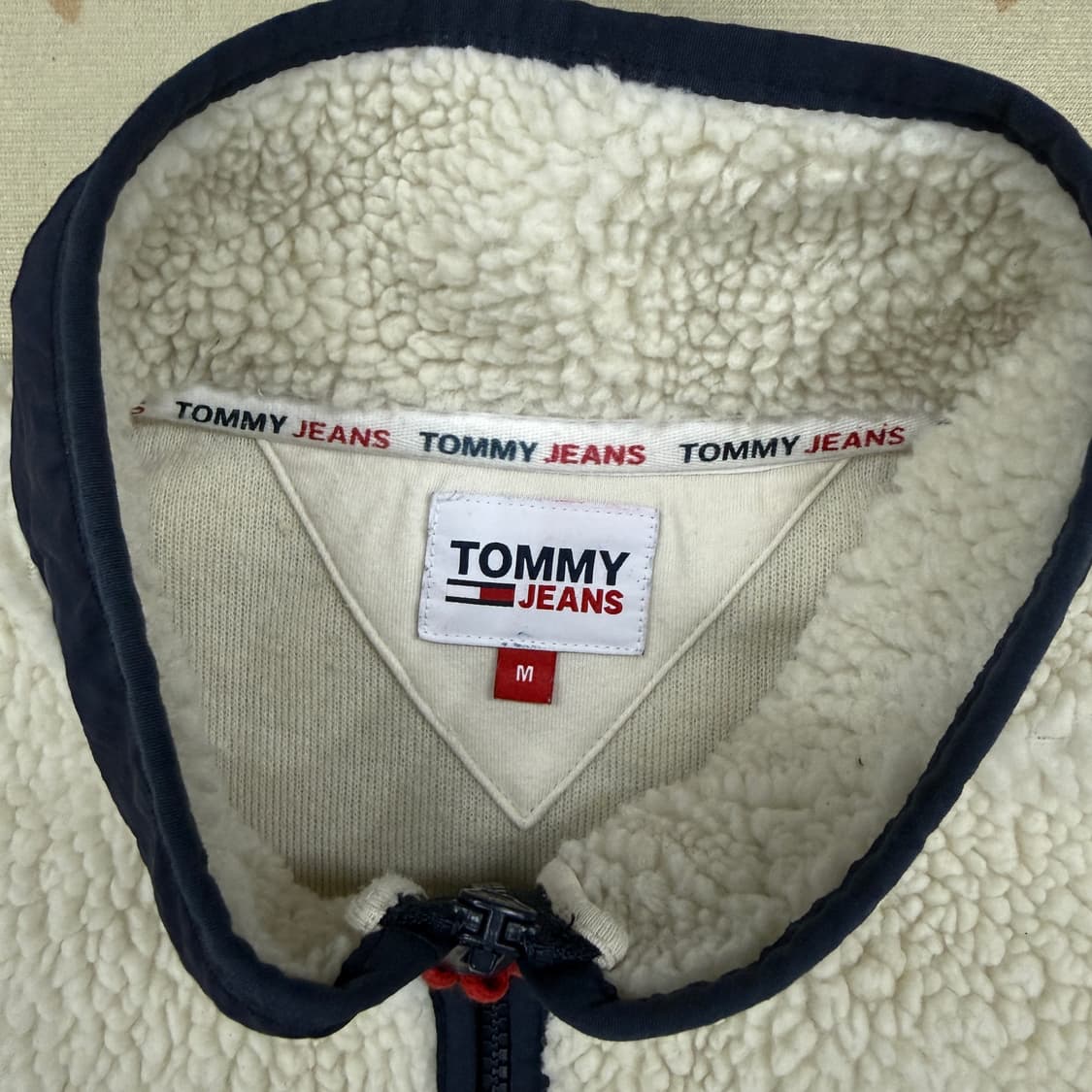 (M)타미힐피거 타미진르 쉐르파 후리스 자켓 상품이미지2