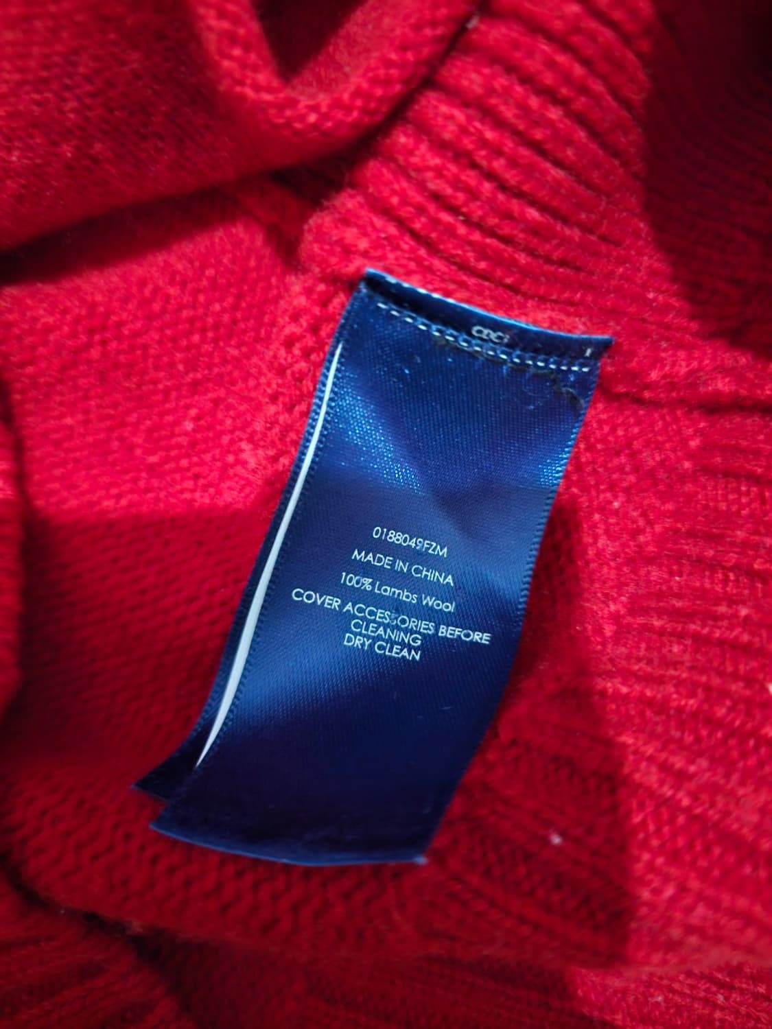 폴로 POLO 레드 빅포니 니트 집업 90~95 / S~M 상품이미지6