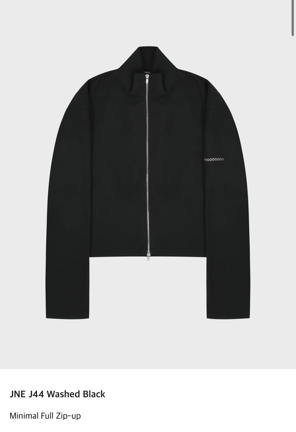 준느 j44 워시드블랙 M 상품이미지1