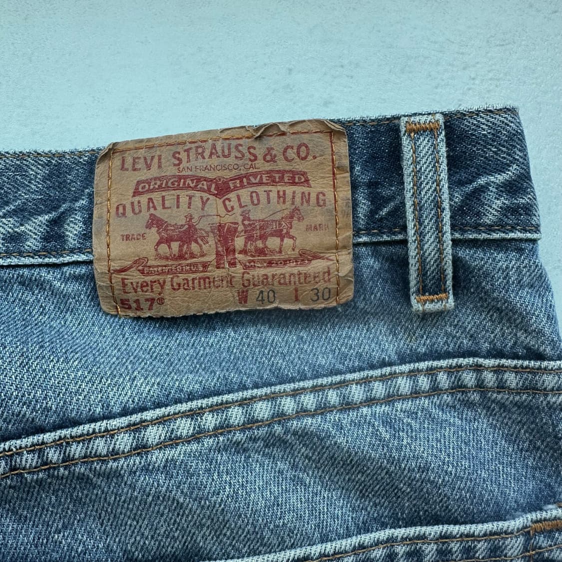 90’s 리바이스 517 데님 w40(~36) 상품이미지9