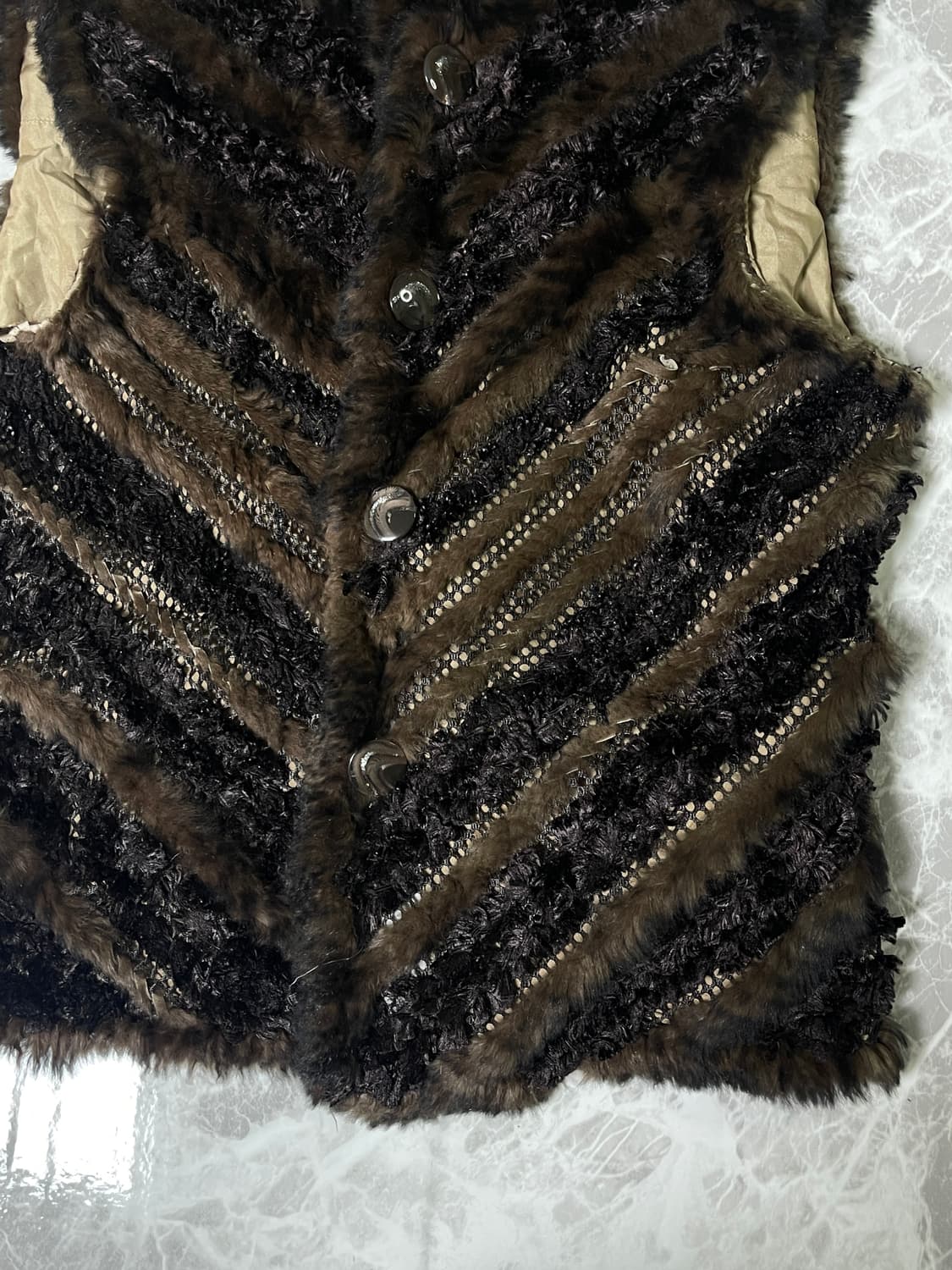 (Unknown)grunge fur vest 상품이미지3