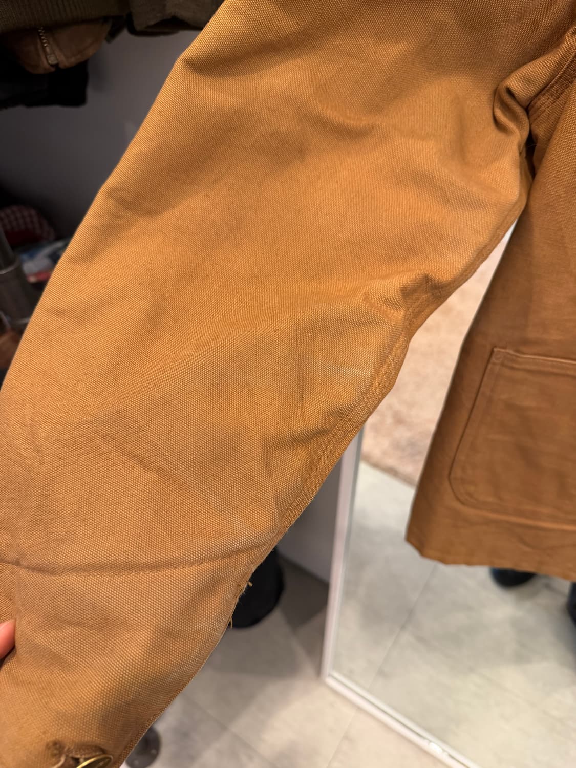 80-90s Carhartt 칼하트 덕 캔버스 초어 자켓 (USA) 상품이미지8