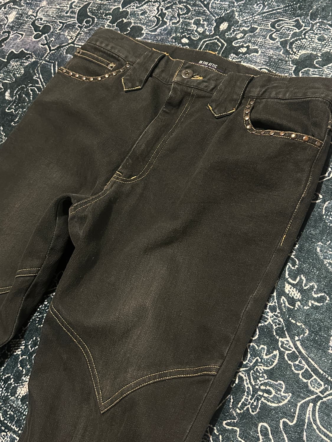 In the attic lace up bootcut jean 상품이미지3