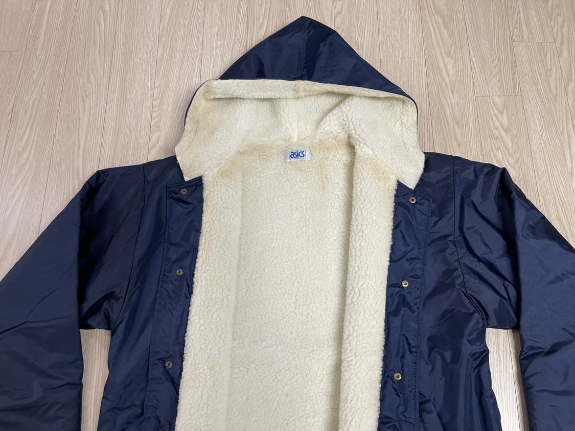 아식스 레코더 90s 올드 벤치 자켓 하프 코트 ASICS OLD 상품이미지3