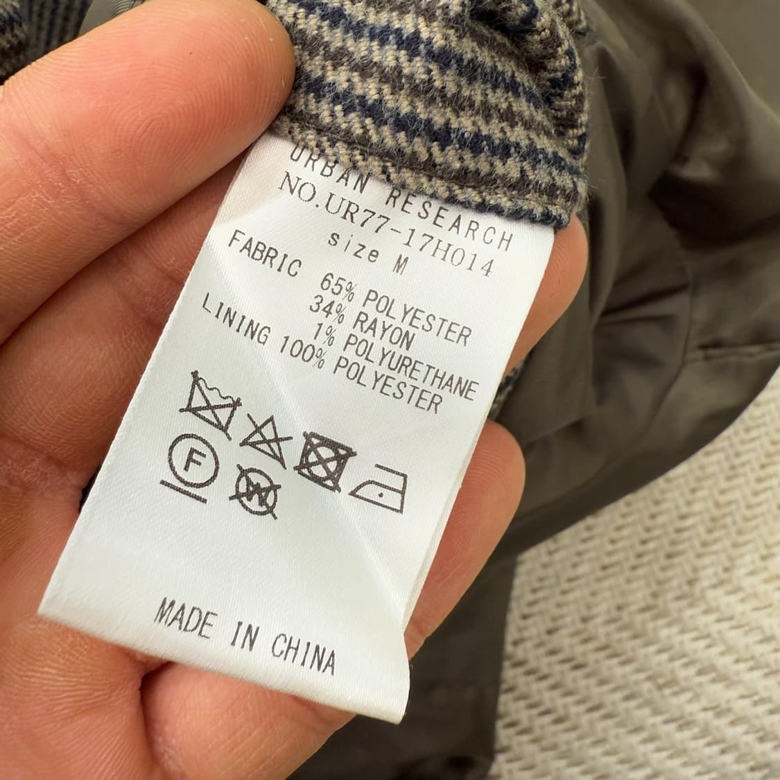 어반리서치 체크 맥코트 r1799 상품이미지7