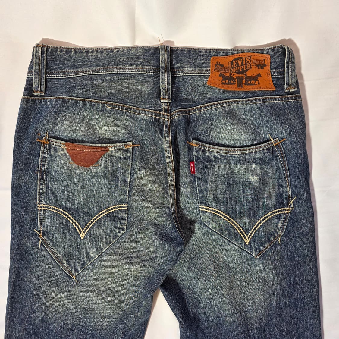 [W32L32]리바이스 Copper 웨스턴 세미 부츠컷 데님 팬츠 상품이미지6