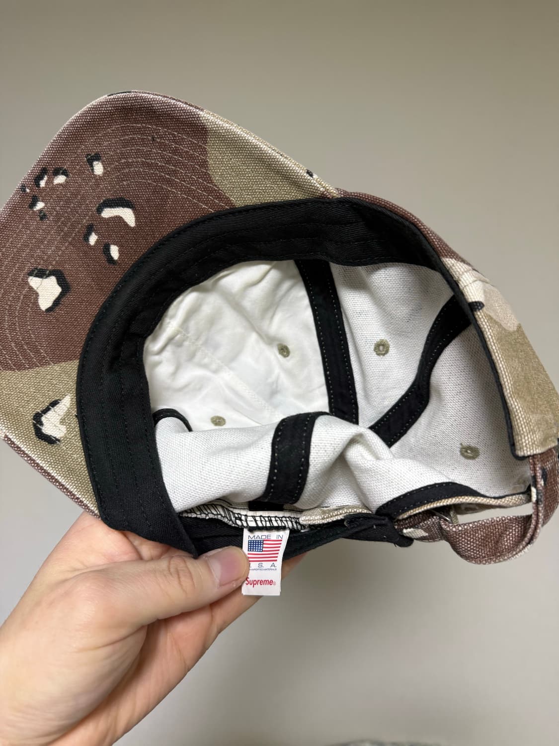 슈프림 피그먼트S로고 6-패널 초콜릿 칩 카모 24FW 상품이미지2