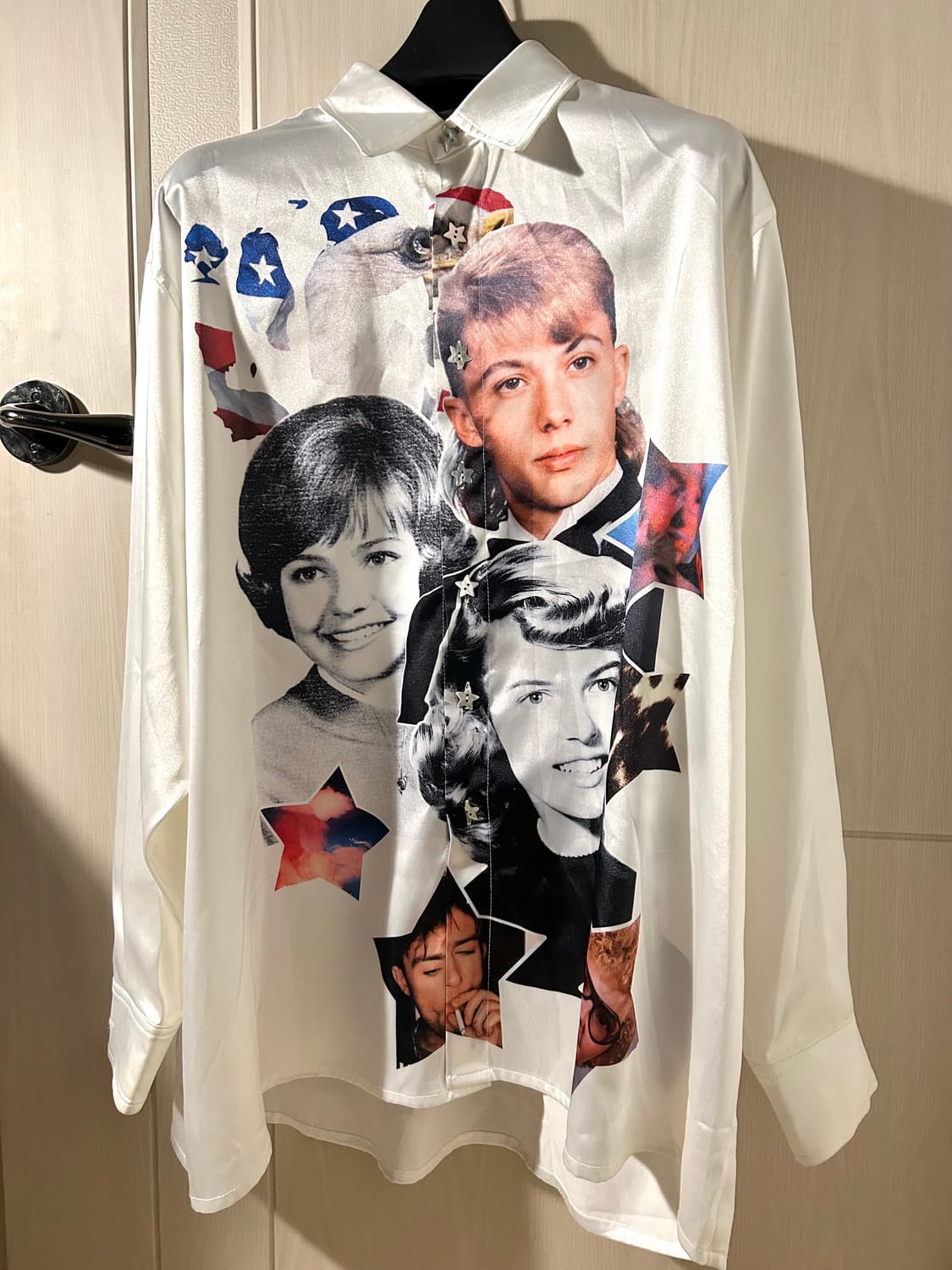 Face Printing Long Sleeve Shirt 상품이미지1