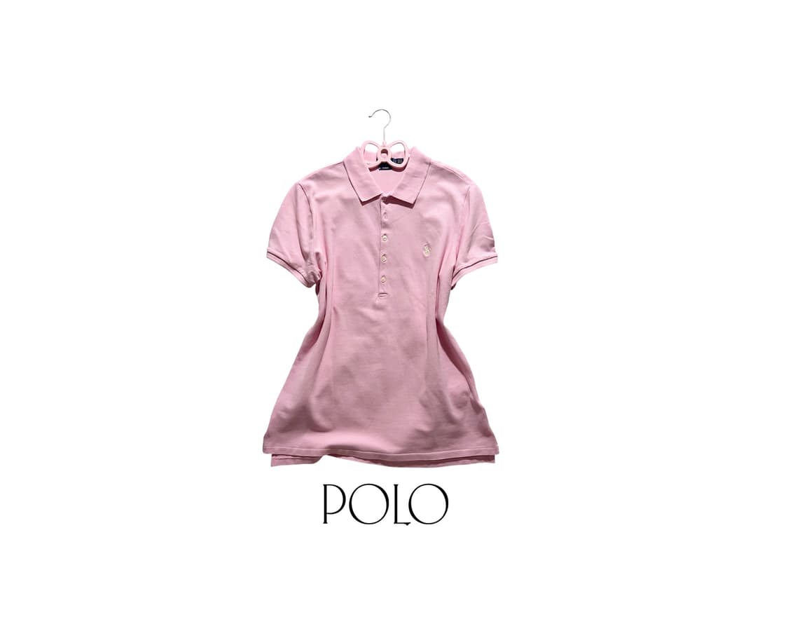 폴로 연핑크 피케이 반팔 상품이미지1