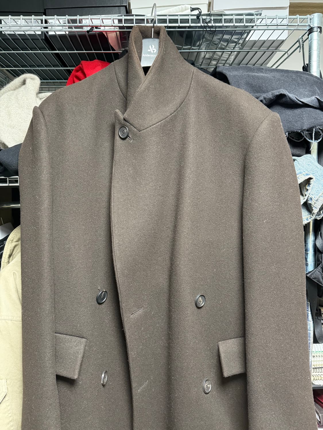 Yiyae 클래식 더블코트 브라운 상품이미지2