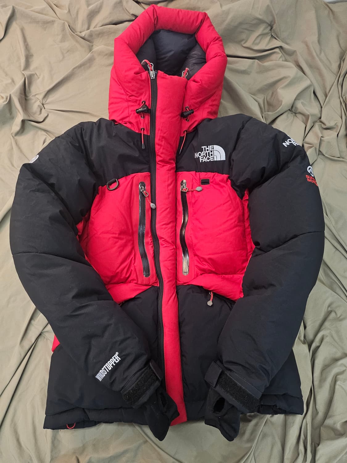 노스페이스 히말라야2 검/빨 민트급 90S 판매합니다 상품이미지1