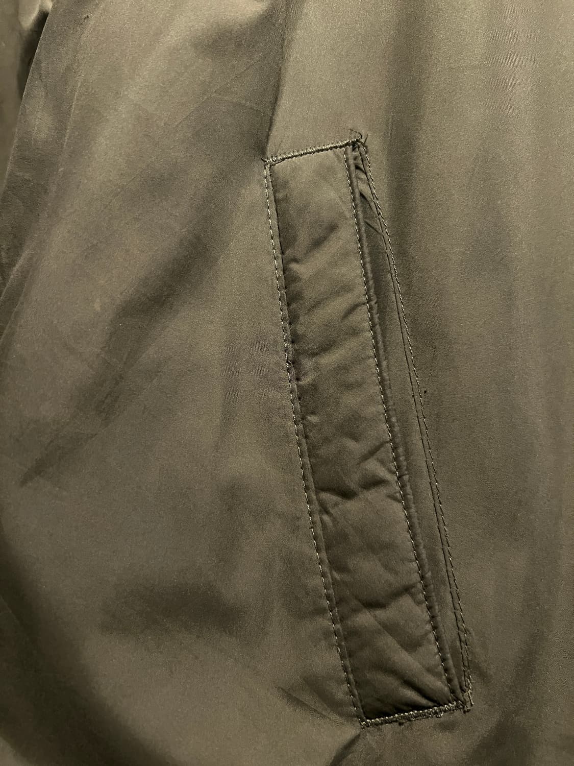 [XL]폴로 랄프로렌 우먼스 카키 나일론 플라이트 자켓 상품이미지4