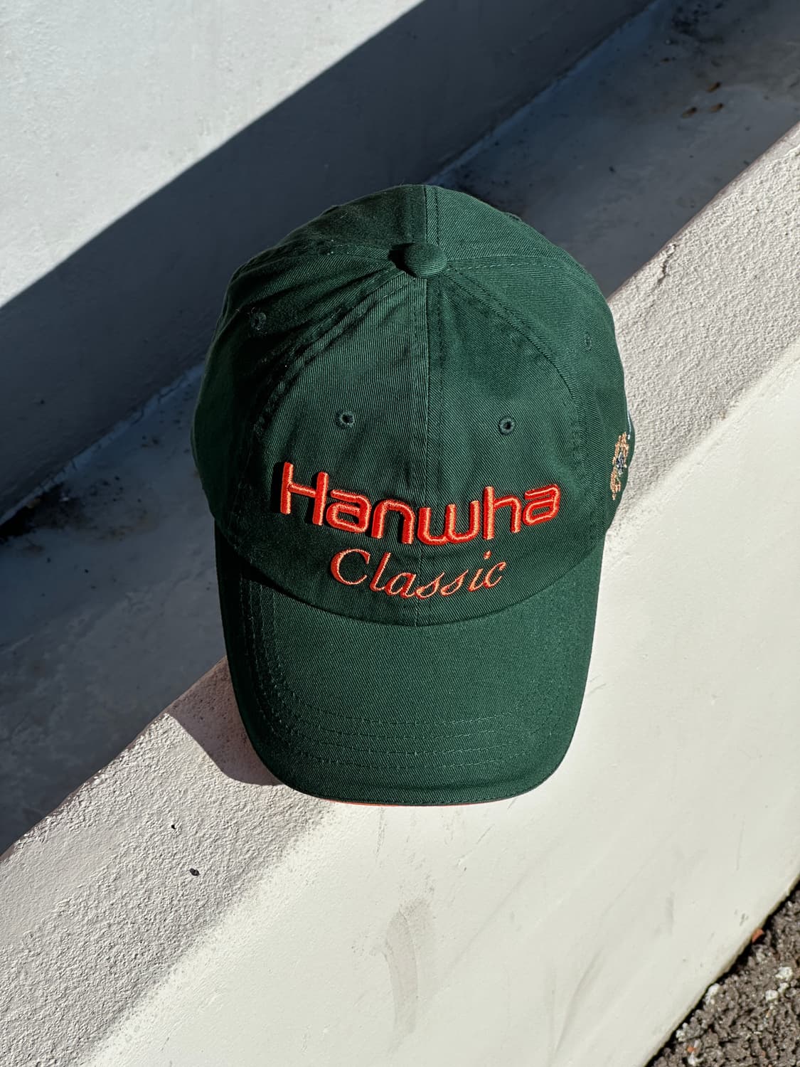 (새상품) [F] 한화클래식 로고 그린 볼캡 모자 상품이미지1