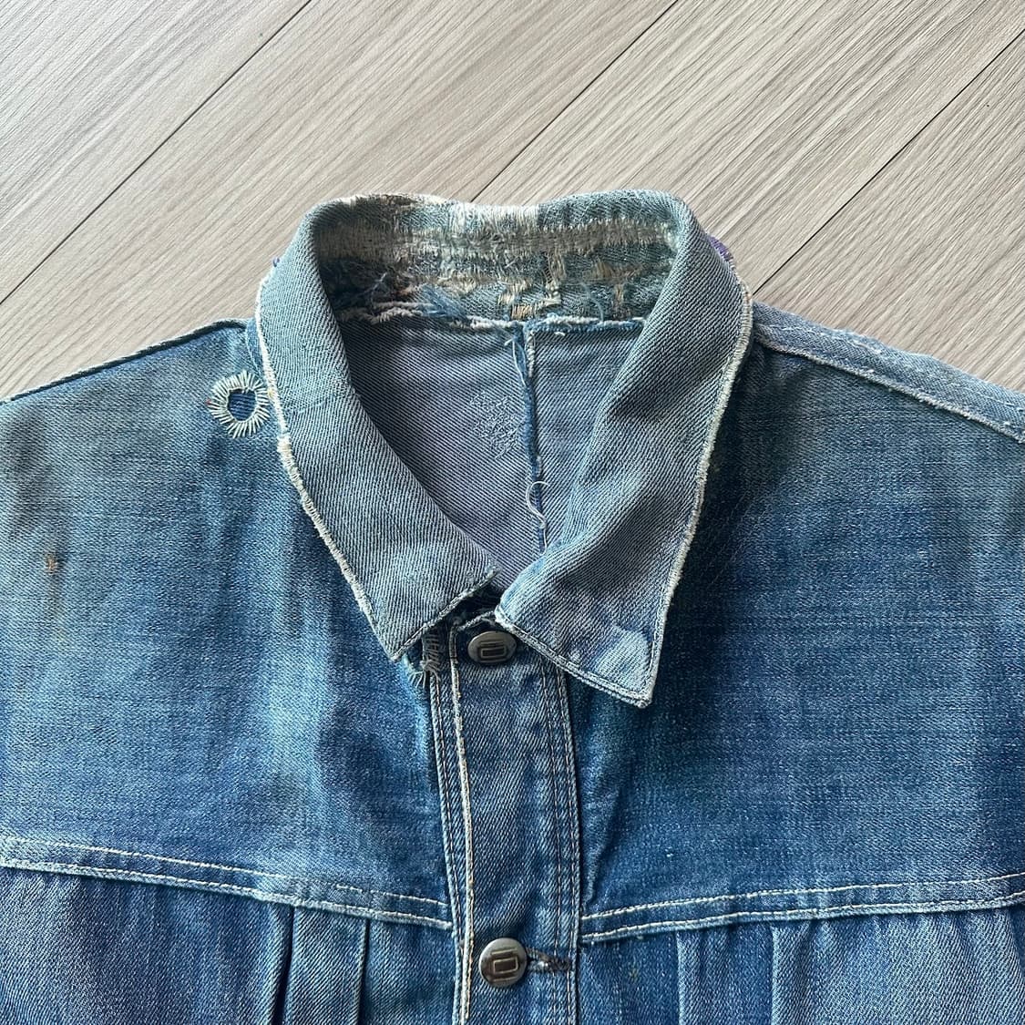 1940s USA 101 Buckle Back Denim Jacket 상품이미지8