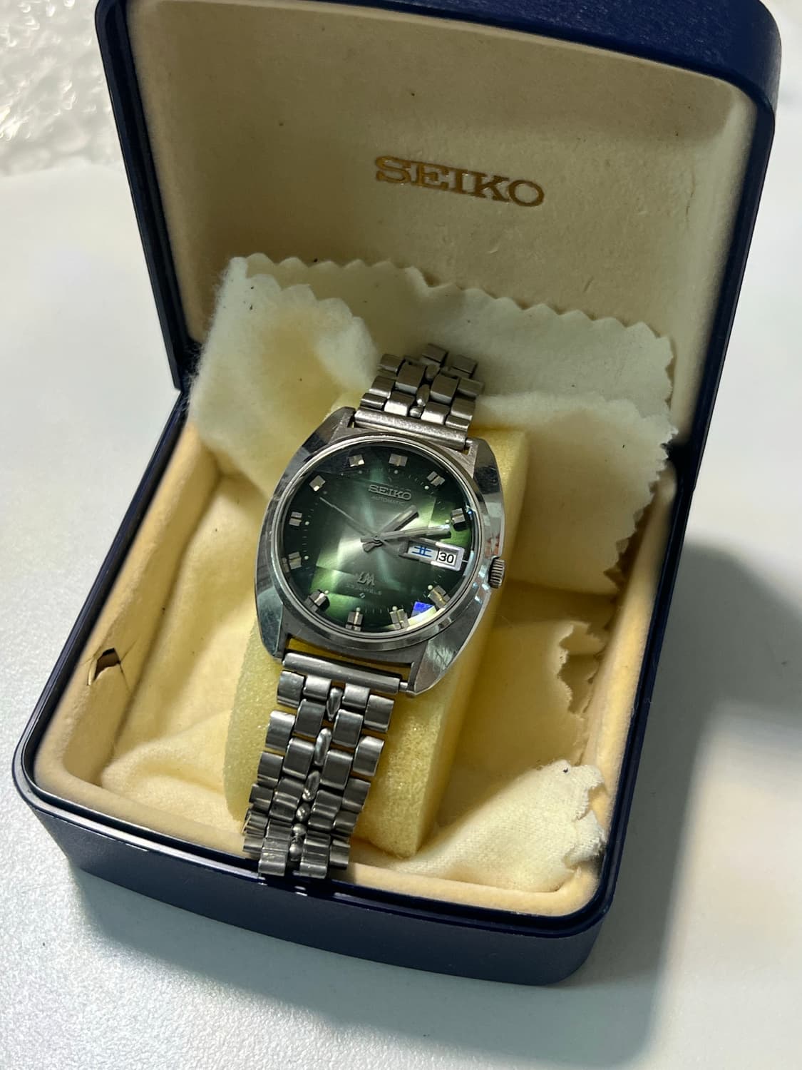 세이코 빈티지 로드매틱 복각 오토매틱 그린 다이얼 상품이미지1
