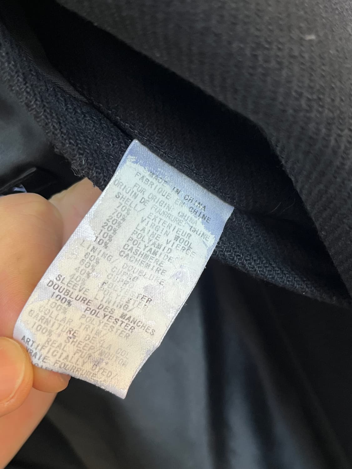 Theory 버진 울 캐시미어 혼방 피코트 Men M 상품이미지6