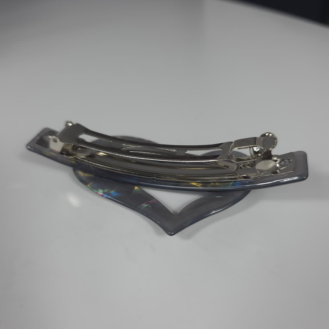 [새상품] 하트 레진 헤어핀 헤어핀 자개 마블 대리석 상품이미지4