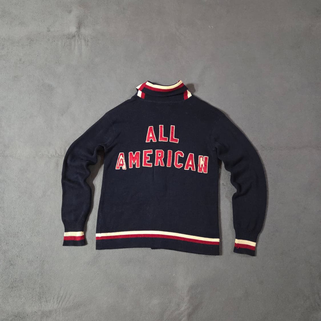 폴로 올아메리칸 피마코튼 숄 카라 가디건 M 상품이미지1