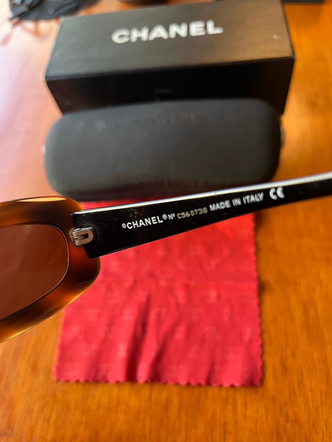 샤넬 90s 선글라스 mod.5006 톨토이즈 상품이미지5