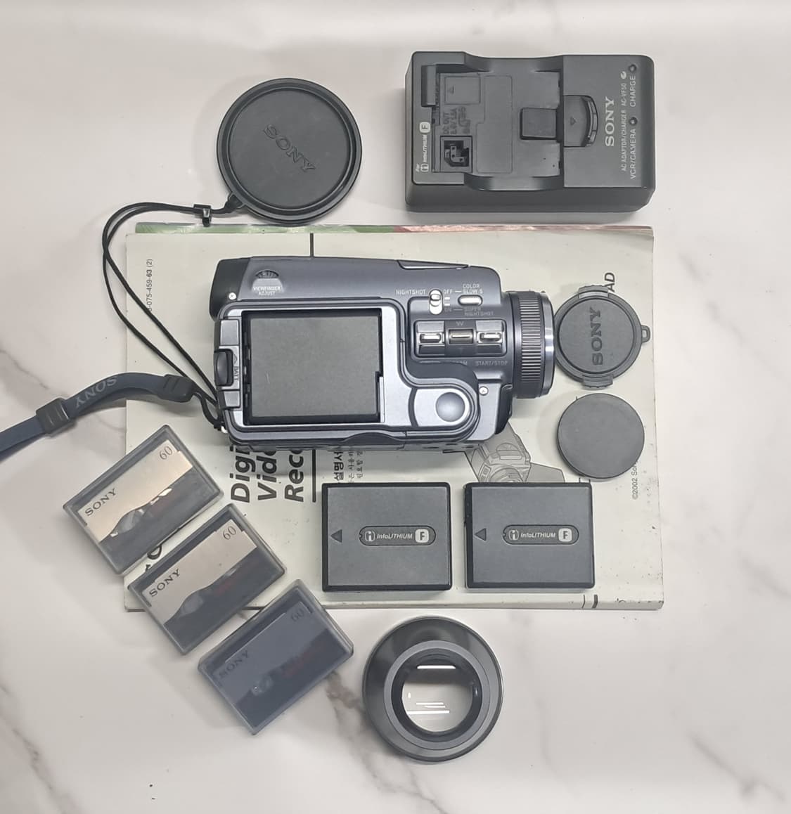 희귀! 최상! 소니 4mm 핸디캠 DCR-IP45 /광각컨버터 상품이미지10