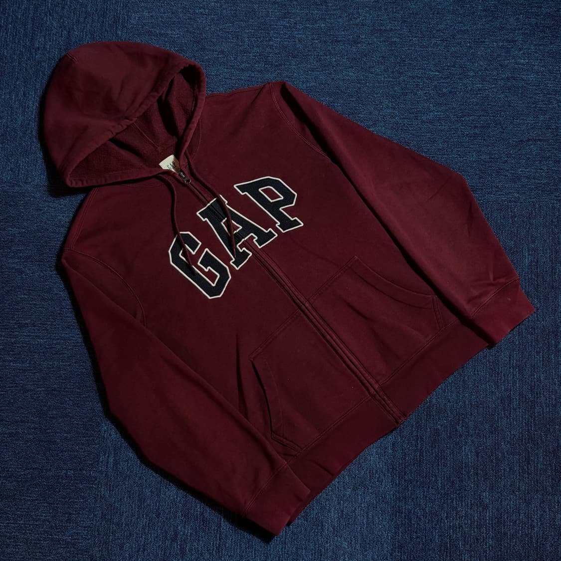 GAP 갭 버건디 후드집업  상품이미지1