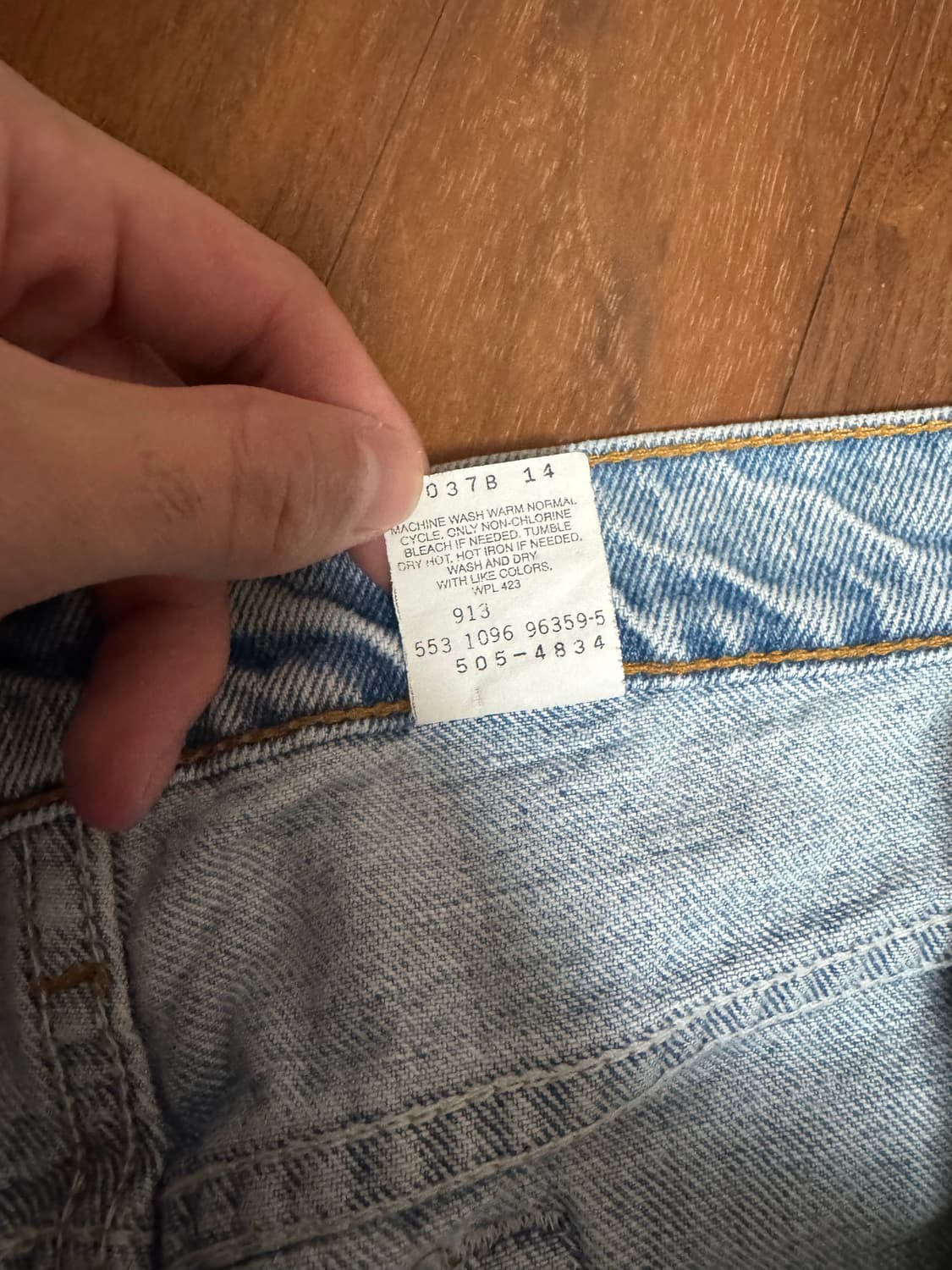 90s 505 리바이스 청바지 상품이미지4