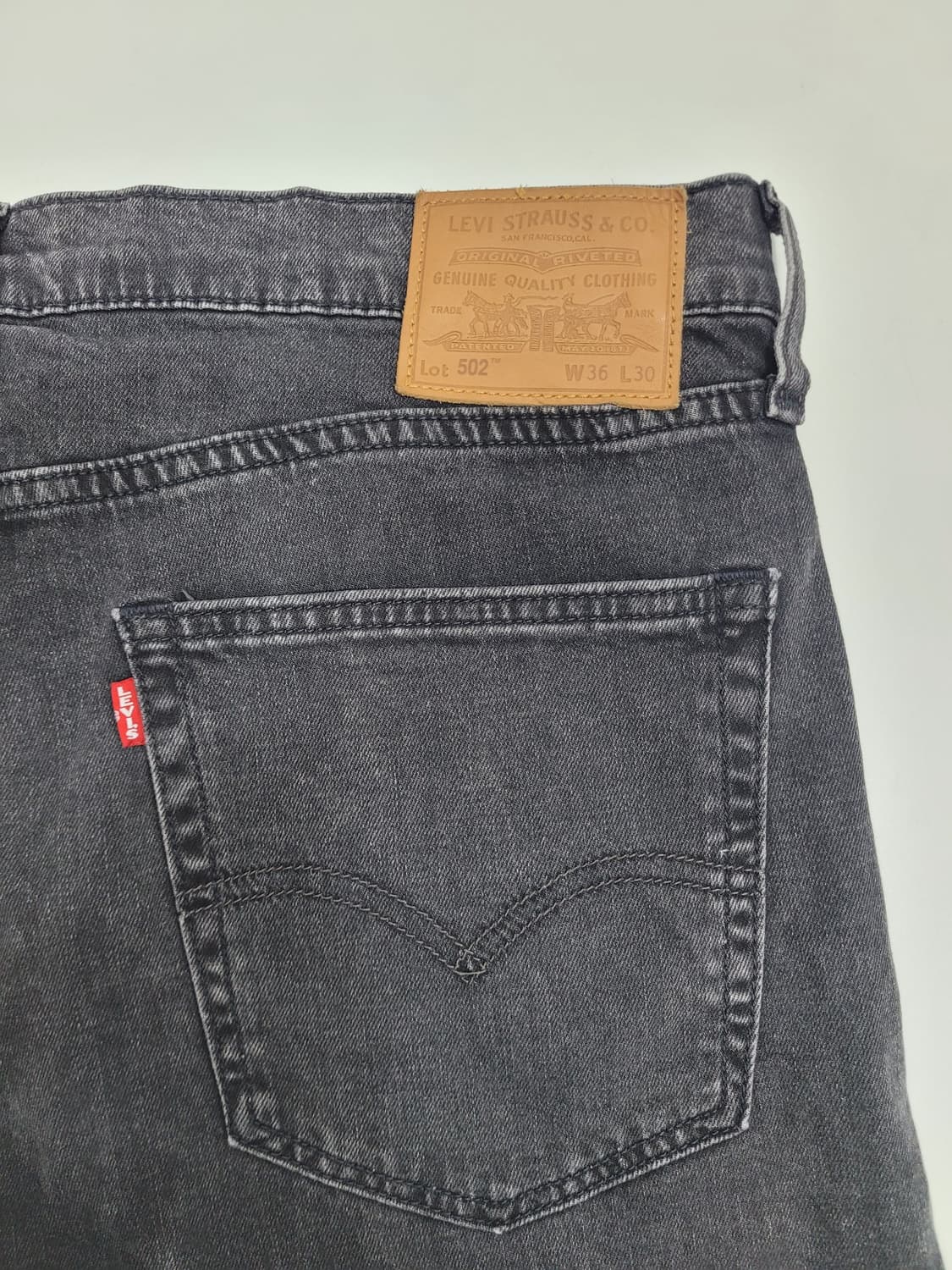 LEVI'S 21SS 리바이스 502 데님 버뮤다 반바지 / 남 36  상품이미지5